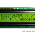 AMC1602AR-B-Y6WFDY-SPI (16x2 Character LCD Module - SPI Interface)