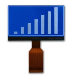 Orient Display: White Blue Bistable LCD