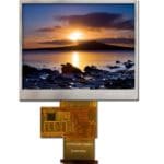 3.5" TFT, 320x240, 280 Nits