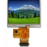 3.5" TFT, 320x240, 240 Nits with Resistive Touch Panel