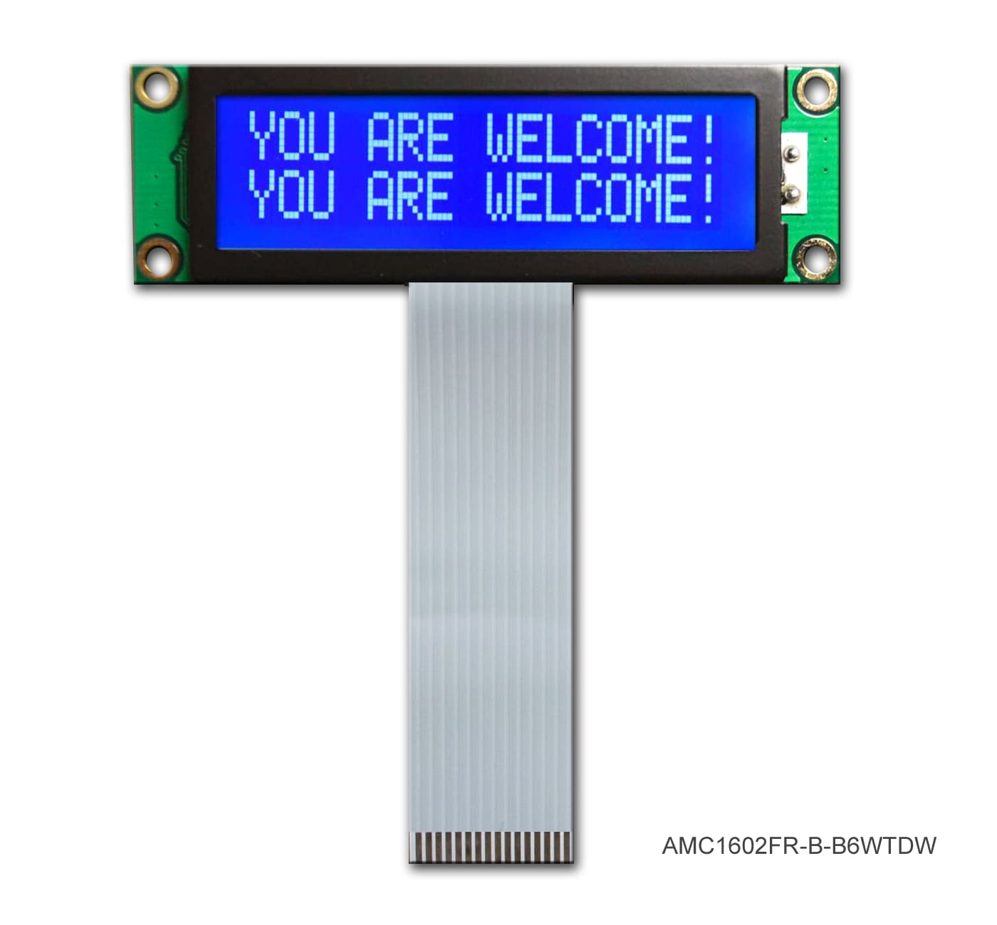 AMC1602FR-B-B6WTDW (16x2 Character LCD Module)
