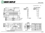 AMC2004AR-B-W6WFDW (20x4 Character LCD Module)