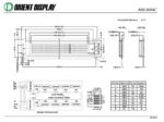 AMC4004CR-B-Y6WFDY (40x4 Character LCD Module)
