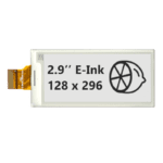 2.9" E-Paper, 128x296, All Viewing Angle, SPI Interface