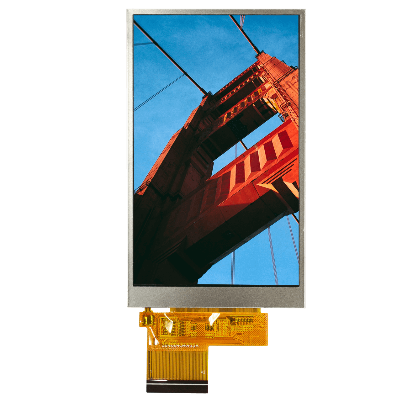 4.3'' IPS TFT, 480x800, SPI+24 BIT RGB Interface, 350nits
