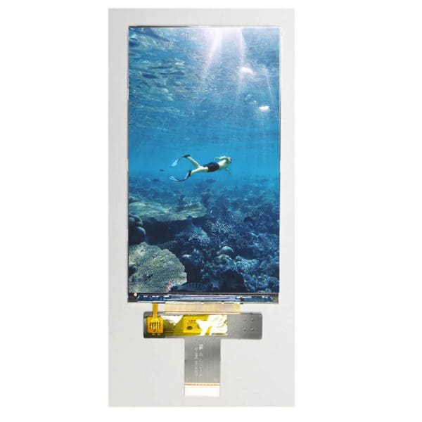 5.0" IPS TFT, 720x1280, All Viewing Angle, Medium Brightness, MIPI Interface