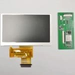 4.3'' TN TFT display with SPI interface, 480x272, Medium Brightness