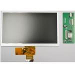7.0'' TN TFT display with SPI interface, 800x480, Medium Brightness