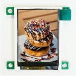 1.77'' IPS TFT display with UART interface, 240x320, 400nits