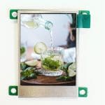 2.0'' IPS TFT display with UART interface, 240x320, 480nits