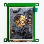 2.4'' TN TFT display with UART interface, 240x320, 370nits, with Resistive Touch Panel