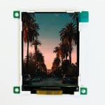 2.8'' TN TFT display with UART interface, 240x320, 460nits