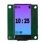0.96" IPS TFT display with UART interface, 80x160, 400nits