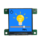 1.44" IPS TFT display with UART interface, 240x240, 250nits