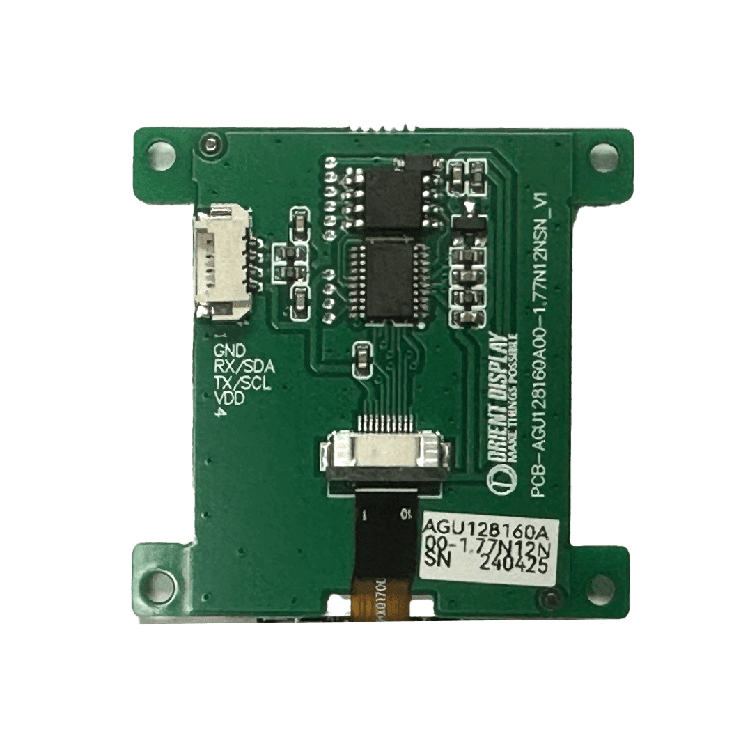 1.77" TN TFT display with UART interface, 128x160, 280nits