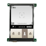 3.5" TN TFT display with UART interface, 320x480, 250nits with Resistive Touch Panel