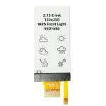 2.13" E-Paper with Front Light, 122x250, All Viewing Angle, SPI Interface