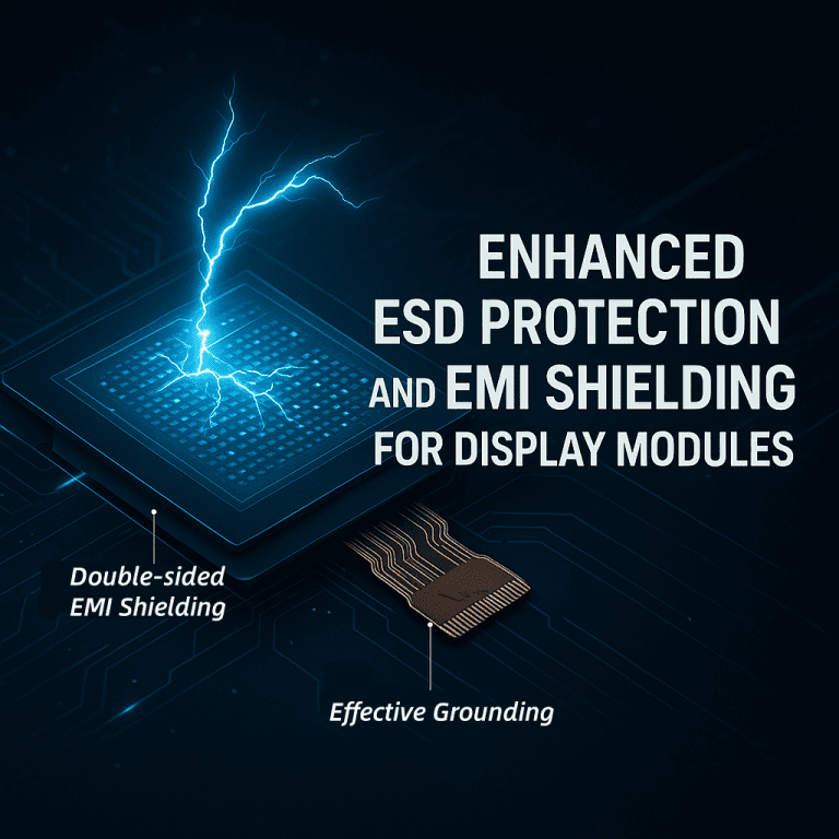 Enhanced ESD Protection and EMI Shielding for Display Modules