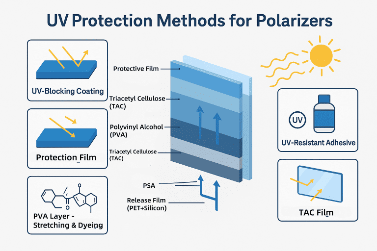 UV Protection Methods for Polarizers