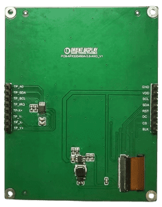 3.5" Arduino IPS TFT with Resistive Touch Panel, 320x480, 800 Nits, 4-wire SPI Interface - Image 2