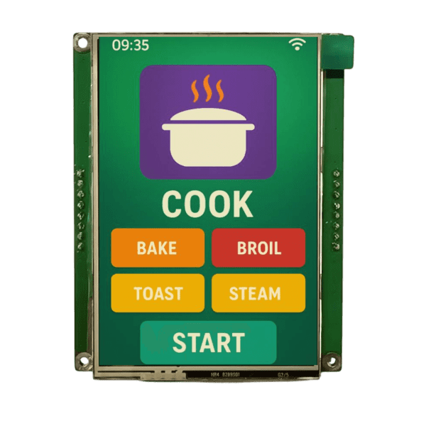 3.5" Arduino IPS TFT with Resistive Touch Panel, 320x480, 800 Nits, 4-wire SPI Interface