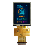 2.4" Sunlight Readable IPS with Resistive Touch Panel, 240x320, 800 Nits, RGB/MCU/SPI Interface