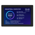 7.0" Sunlight Readable IPS Industrial Computer, 1024x600, 1000 Nits with Capacitive Touch Panel