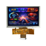 5.0" Sunlight Readable IPS, 800x480, 800 Nits with Resistive Touch Panel