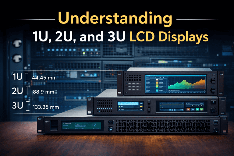 1U, 2U, 3U LCD Displays