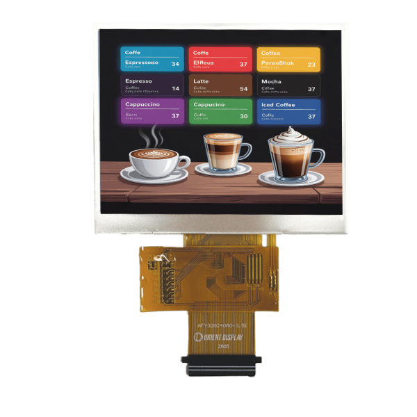 3.5" Sunlight Readable IPS, 320x240, 1000 Nits