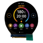2.1" Sunlight Readable Round IPS, 480x480, 600 Nits