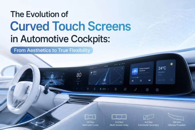 The Evolution of Curved Touch Screens in Automotive Cockpits: From Aesthetics to True Flexibility