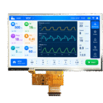 7.0" Sunlight Readable IPS, 1024x600, 800 Nits with Resistive Touch Panel (New IC)
