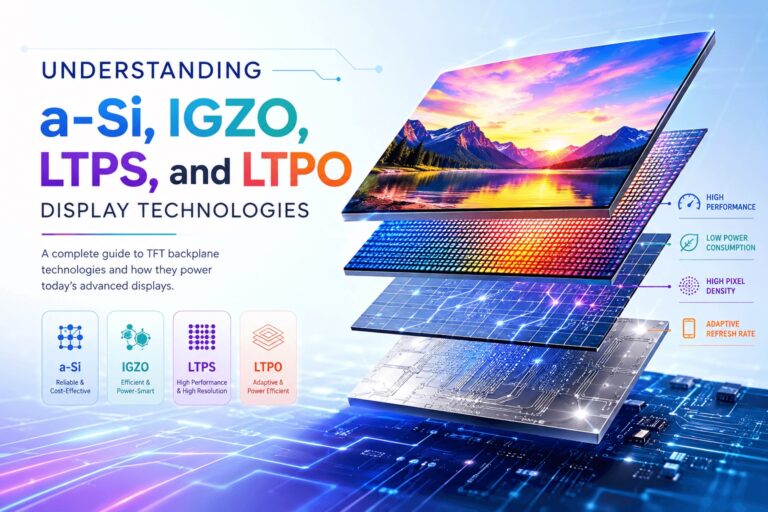 Understanding a-Si, IGZO, LTPS, and LTPO Display Technologies