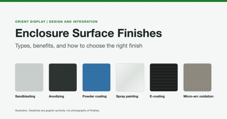 Enclosure Surface Finishes: Types, Benefits, and How to Choose the Right Finish