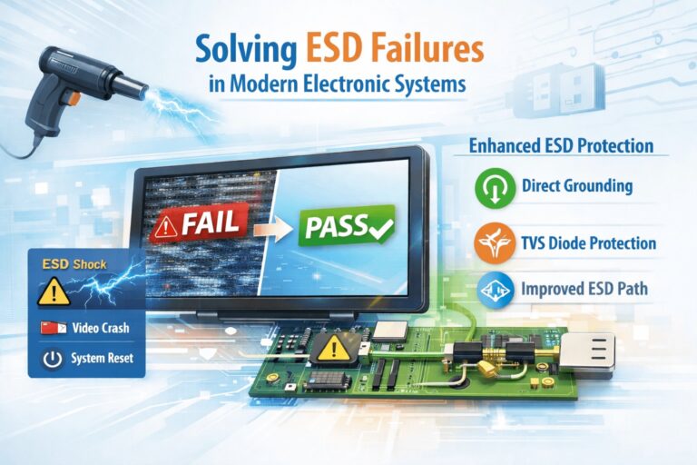 Solving ESD Failures in Modern Electronic Systems