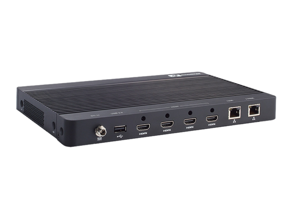 Compact multi-HDMI mini-PC media player for digital signage and video walls